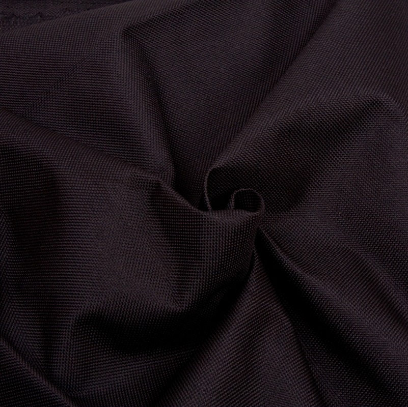 Ткань Оксфорд 600D, WR/PVC, 350гр/м2, 100пэ, 150см, черный/S580, (рул 50м) D0