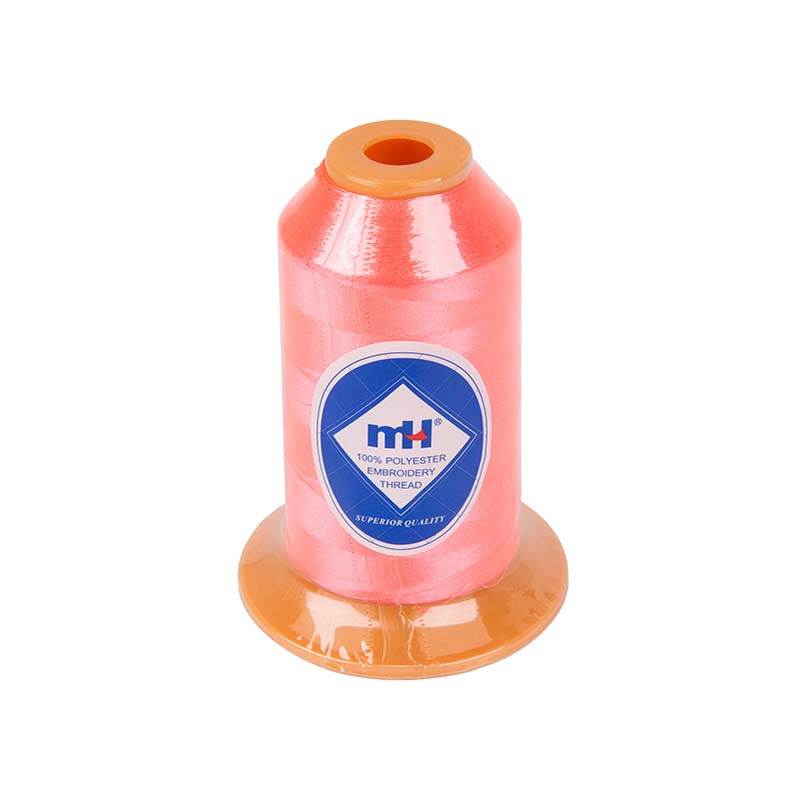 Нитки вышивальные 100% РЕ 120/2 цв M132 розовый яркий (боб 3000м) MH2