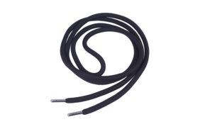 шнур круглый с сердечником 8мм, 100пэф, черный, наконечник никель (150см) купить по цене 55 руб для домашнего шитья - в интернет-магазине Веллтекс | Санкт-Петербург
