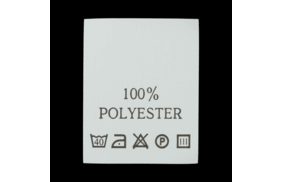 с102пб 100%polyester - составник - белый (уп 200 шт.) купить по цене 150 руб - в интернет-магазине Веллтекс | Санкт-Петербург
