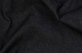 ткань джинса 295гр/м2, 97хб/3спан, 146см, черный, 7350/c#4 tog01 купить по цене 540 руб в розницу от 1 метра - в интернет-магазине Веллтекс